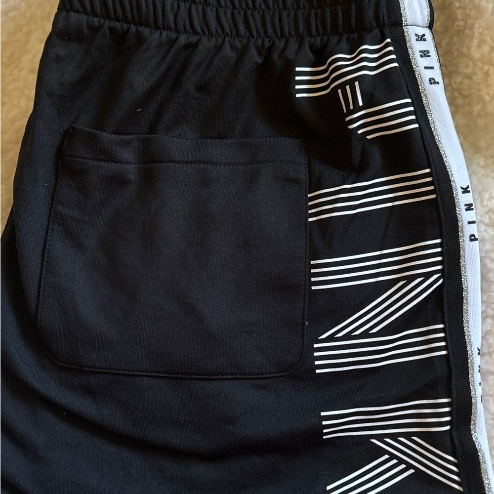 PINK Victoria's Secret Black and White Women's Shorts - Picture 1 of 4